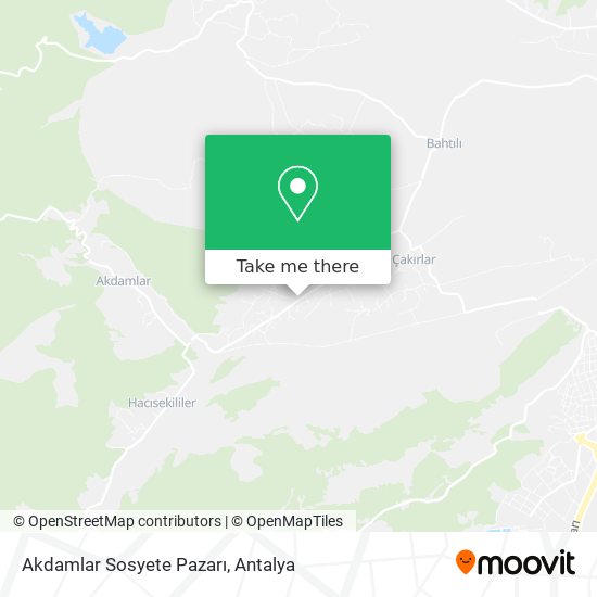 Akdamlar Sosyete Pazarı map