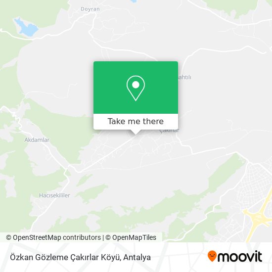 Özkan Gözleme Çakırlar Köyü map
