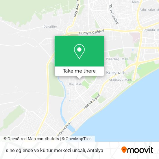 sine eğlence ve kültür merkezi uncalı map