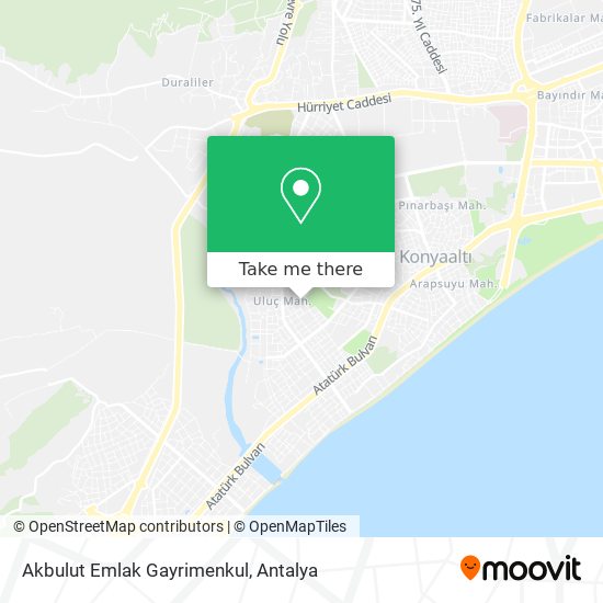 Akbulut Emlak Gayrimenkul map