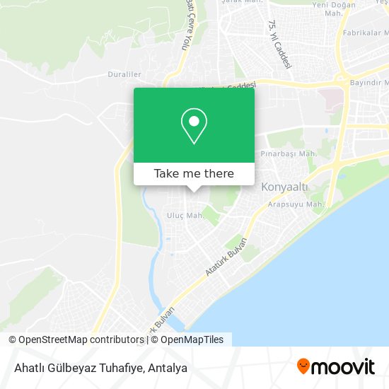 Ahatlı Gülbeyaz Tuhafiye map