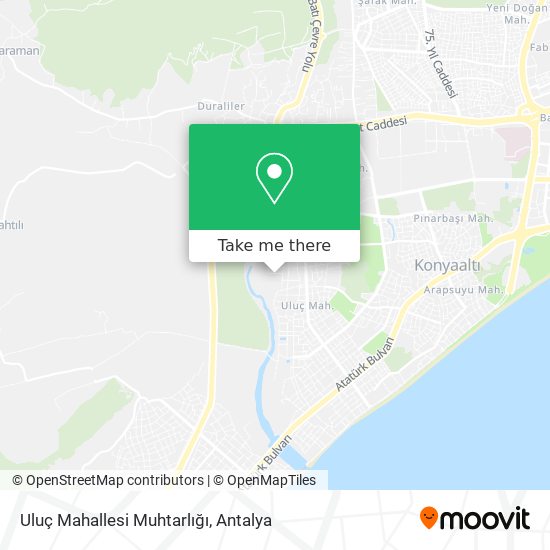 Uluç Mahallesi Muhtarlığı map