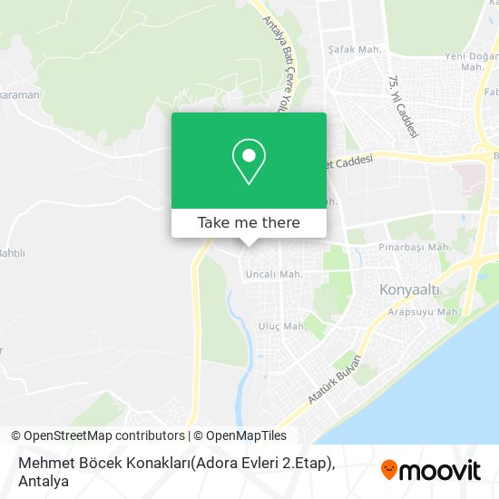 Mehmet Böcek Konakları(Adora Evleri 2.Etap) map