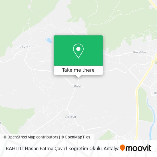 BAHTILI Hasan Fatma Çavlı İlköğretim Okulu map