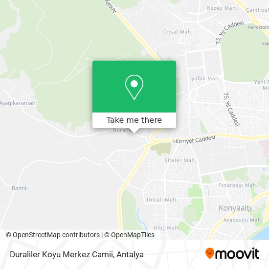 Duraliler Koyu Merkez Camii map