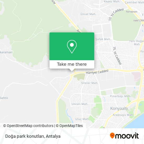 Doğa park konutları map