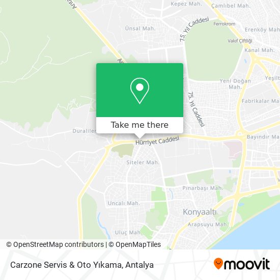 Carzone Servis & Oto Yıkama map