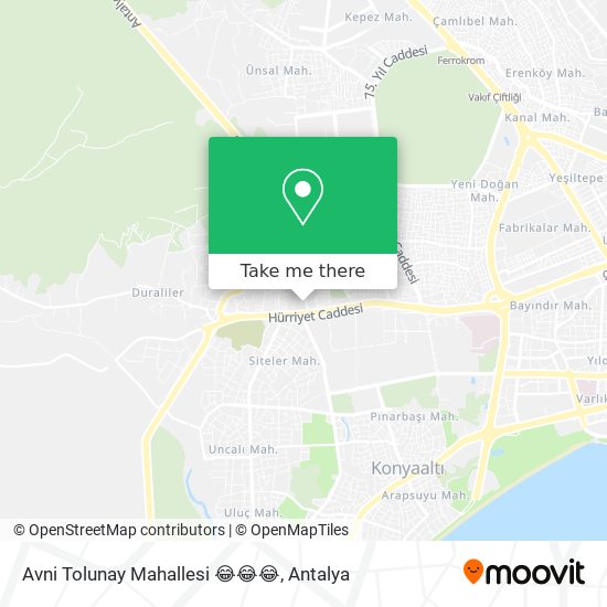 Avni Tolunay Mahallesi 😂😂😂 map