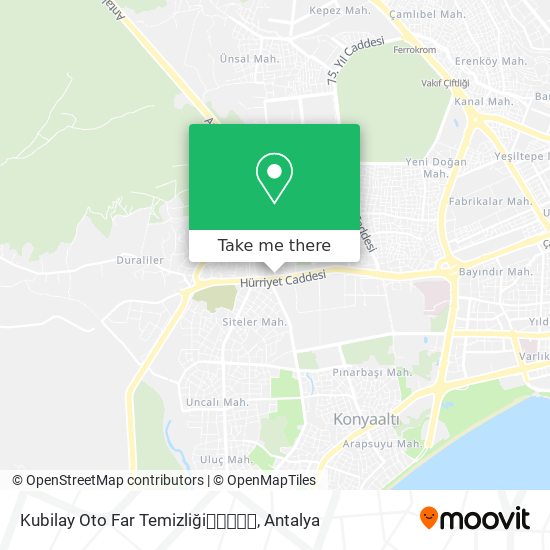 Kubilay Oto Far Temizliği🚘🚗🚙🚖🚕 map