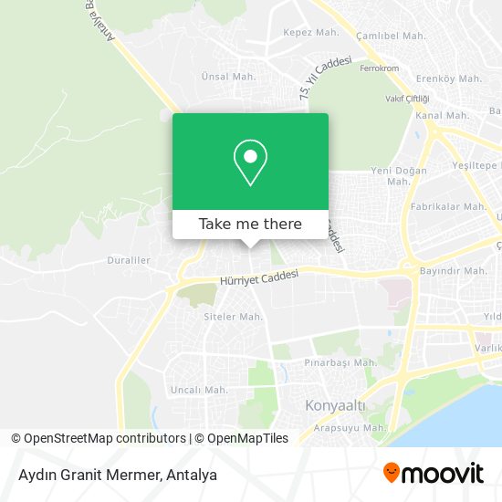 Aydın Granit Mermer map