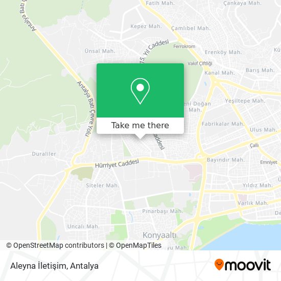 Aleyna İletişim map