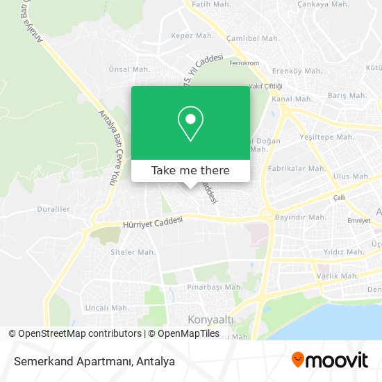 Semerkand Apartmanı map