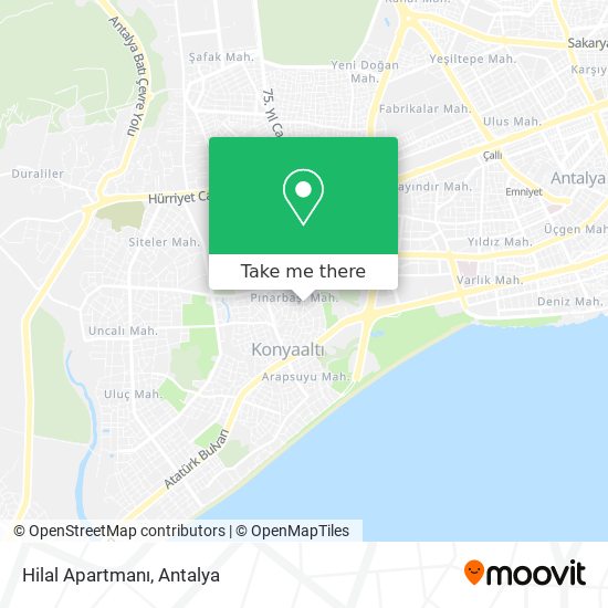 Hilal Apartmanı map
