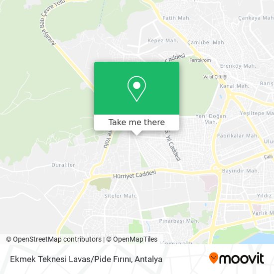Ekmek Teknesi Lavas / Pide Fırını map