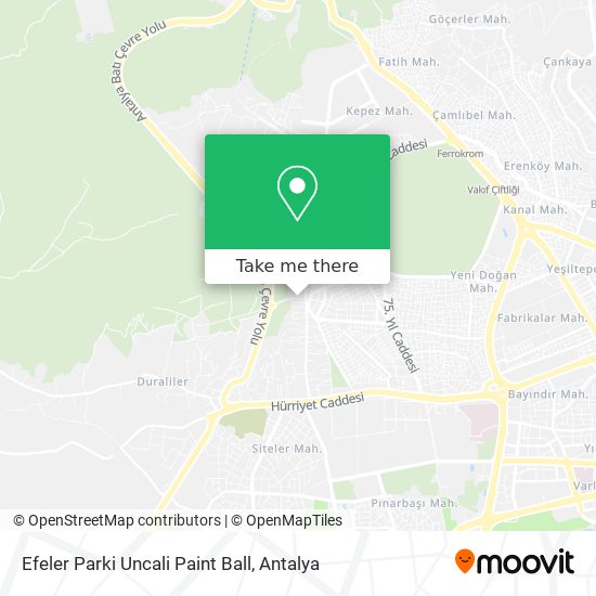 Efeler Parki Uncali Paint Ball map