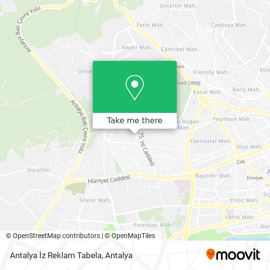 Antalya İz Reklam Tabela map