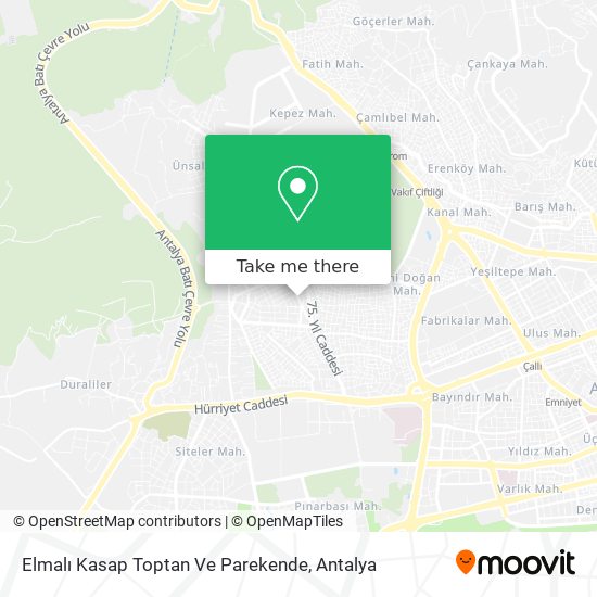 Elmalı Kasap Toptan Ve Parekende map