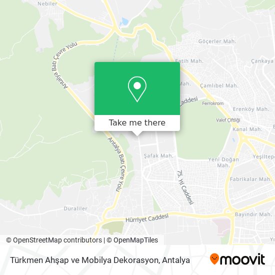 Türkmen Ahşap ve Mobilya Dekorasyon map