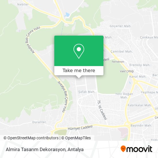 Almira  Tasarım Dekorasyon map