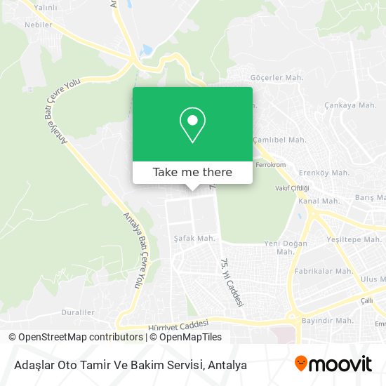 Adaşlar Oto Tami̇r Ve Bakim Servi̇si̇ map
