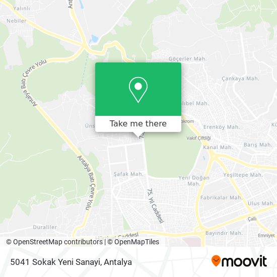 5041 Sokak Yeni Sanayi map