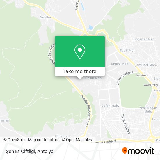 Şen Et Çiftliği map