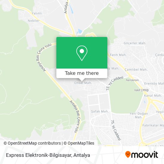Express Elektronik-Bilgisayar map