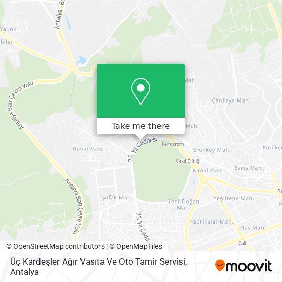 Üç Kardeşler Ağır Vasıta Ve Oto Tamir Servisi map