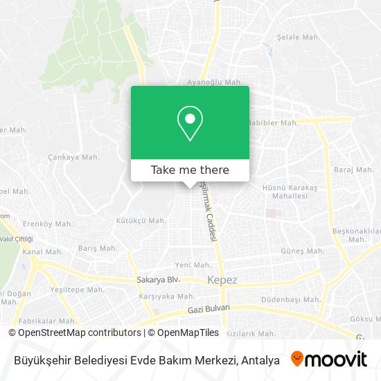 Büyükşehir Belediyesi Evde Bakım Merkezi map