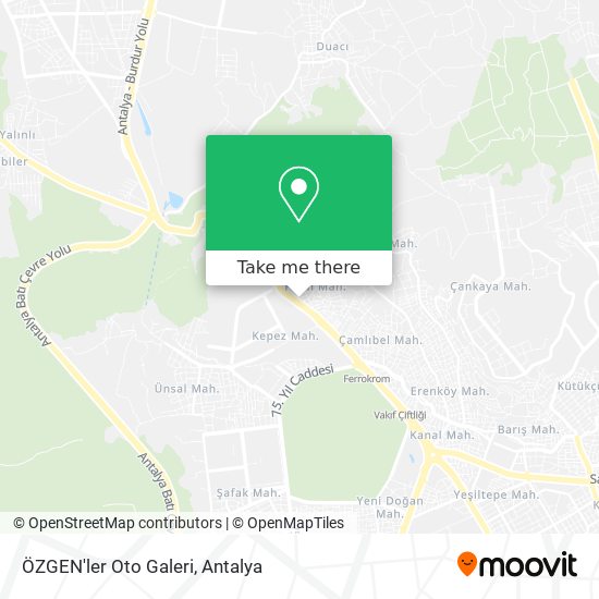 ÖZGEN'ler Oto Galeri map