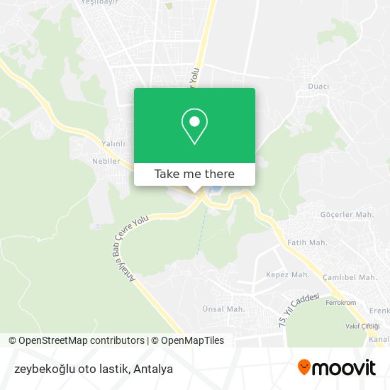 zeybekoğlu oto lastik map