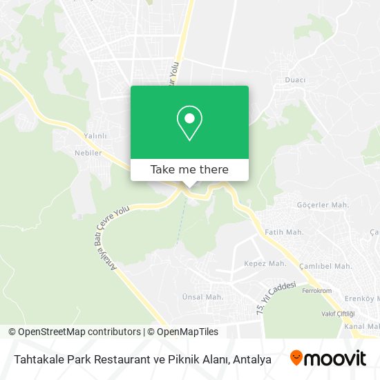 Tahtakale Park Restaurant ve Piknik Alanı map