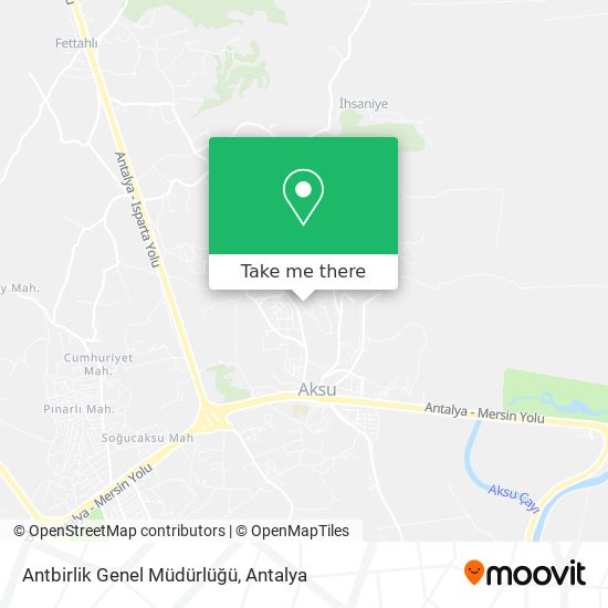 Antbirlik Genel Müdürlüğü map