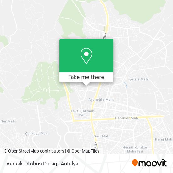 Varsak Otobüs Durağı map