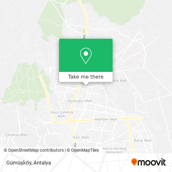 Gümüşköy map