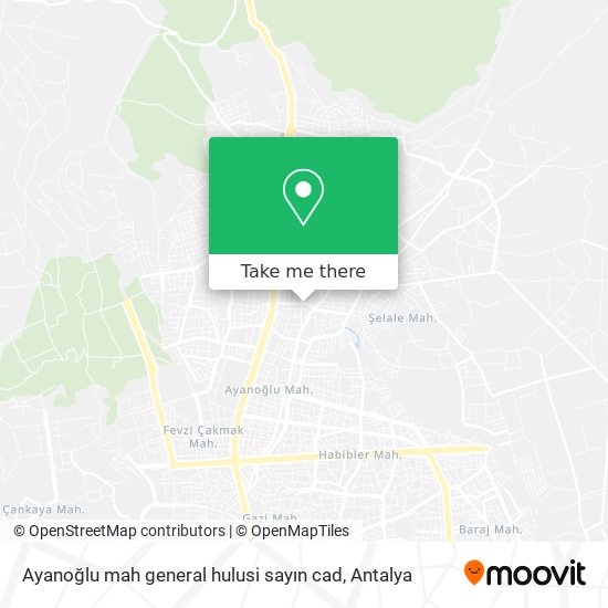 Ayanoğlu mah general hulusi sayın cad map