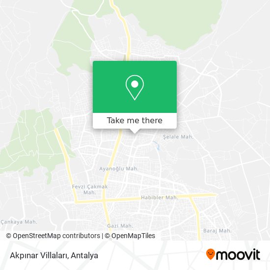 Akpınar Villaları map