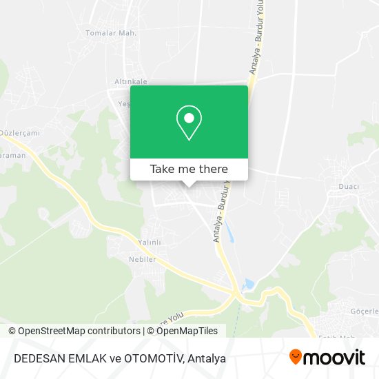 DEDESAN  EMLAK  ve  OTOMOTİV map
