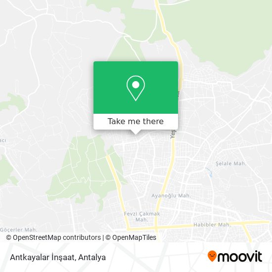 Antkayalar İnşaat map