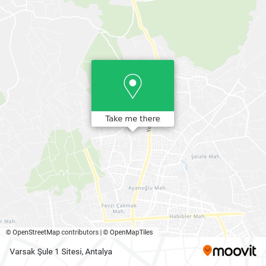 Varsak Şule 1 Sitesi map