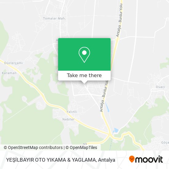 YEŞİLBAYIR OTO YIKAMA & YAGLAMA map