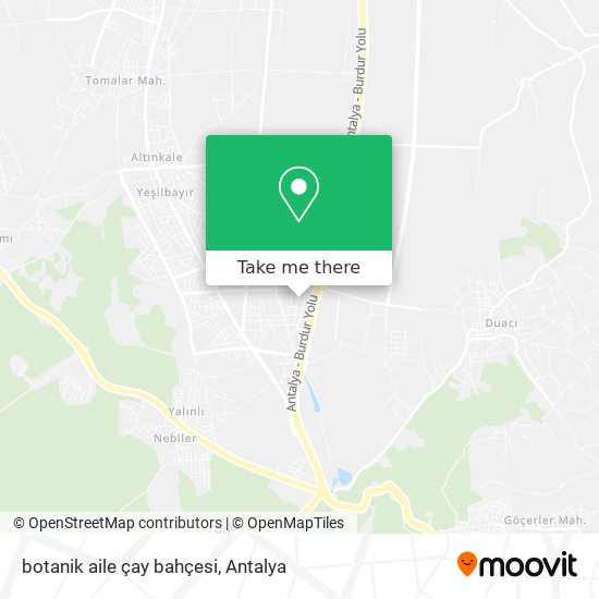 botanik aile çay bahçesi map