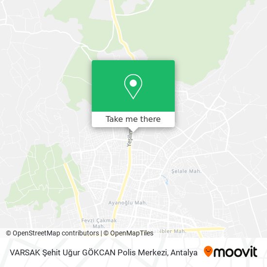 VARSAK Şehit Uğur GÖKCAN Polis Merkezi map