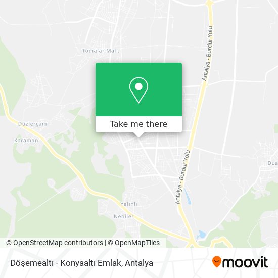 Döşemealtı - Konyaaltı Emlak map