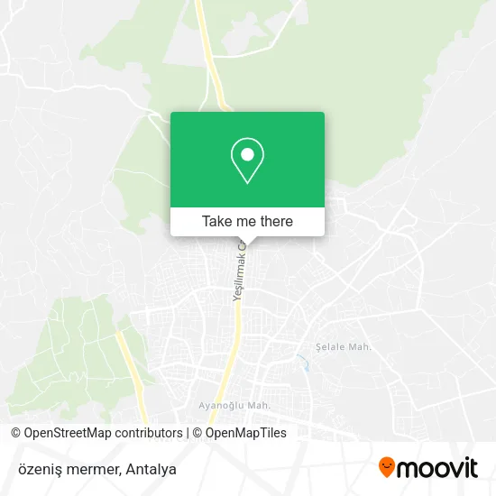 özeniş mermer map