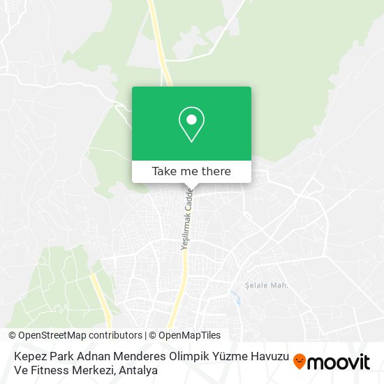 Kepez Park Adnan Menderes Olimpik Yüzme Havuzu Ve Fitness Merkezi map