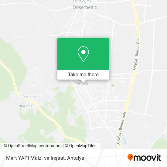 Mert YAPI Malz. ve Inşaat map