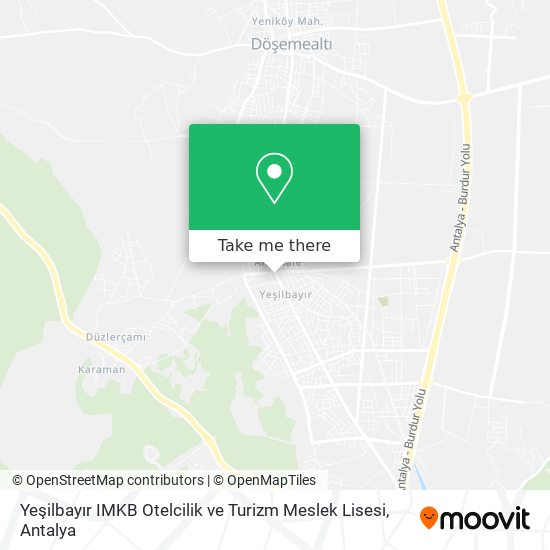 Yeşilbayır IMKB Otelcilik ve Turizm Meslek Lisesi map