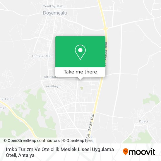 Imkb Turizm Ve Otelcilik Meslek Lisesi Uygulama Oteli map