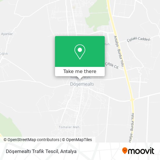 Döşemealtı Trafik Tescil map